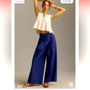 MAEVE FOR ANTHROPOLOGIE Skirty Utility Wide-Leg Pants - Size Large NWT